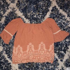 Off the shoulder blouse